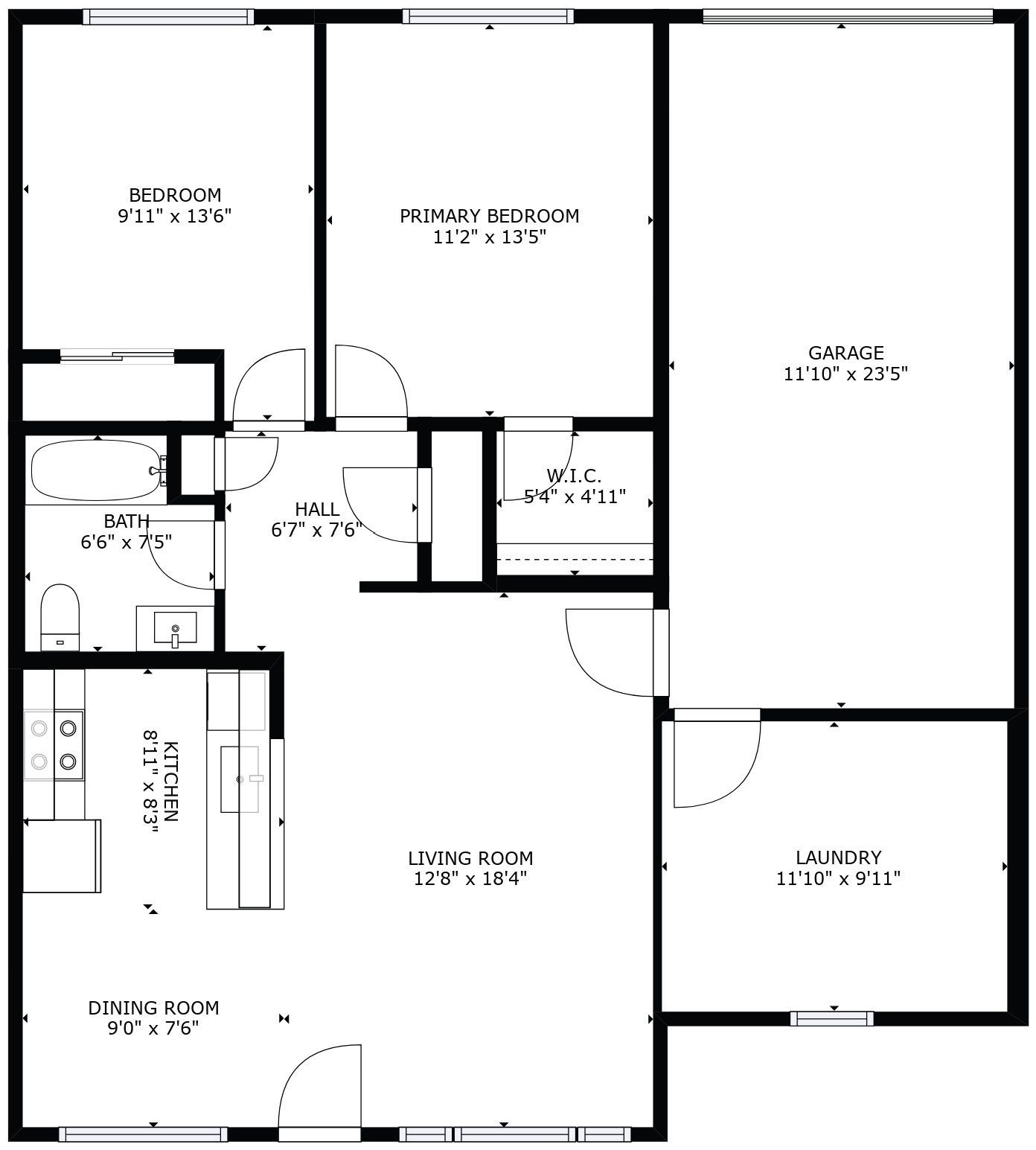 3 Bedroom Floorplan